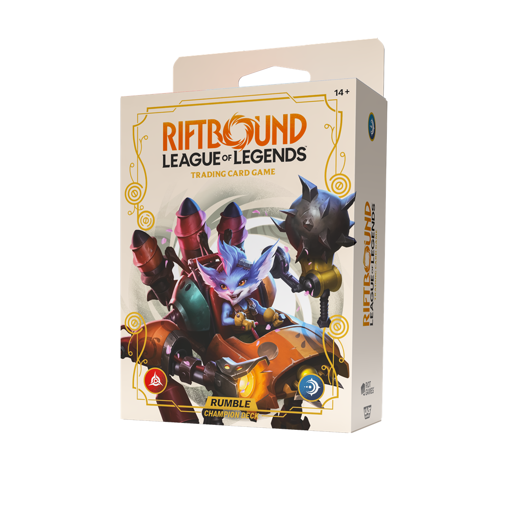 Riftbound: League of Legends TCG - Spiritforged Champion Deck - Rumble (Inglés)
