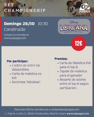 Lorcana Set Championship 26/10/2025